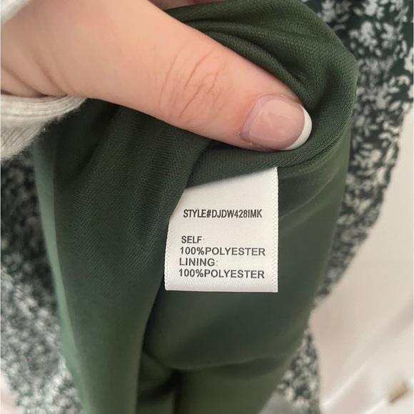 Green Floral Dress - Picture 4 of 4